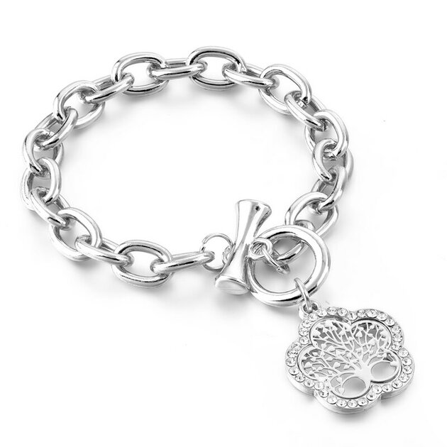 Bracelet Stylebreaker Enroulé à 3 Rangs Avec Strass Et Fermoir Magnétique - Look Vintage, Design Serpent, 39 Cm
