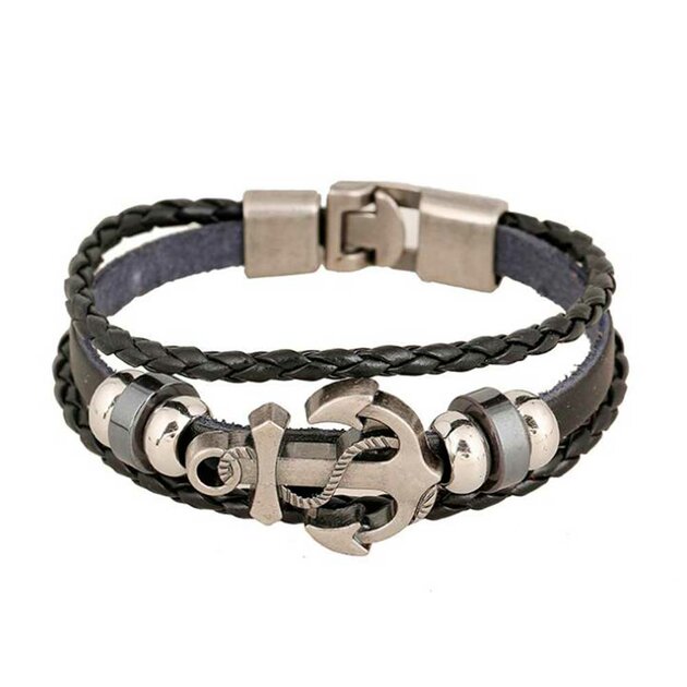 Ensemble Bijoux Ancre Marine MicVivien Argent 925 - Collier, Bracelet Et Boucles D'Oreilles Pour Femme Fille