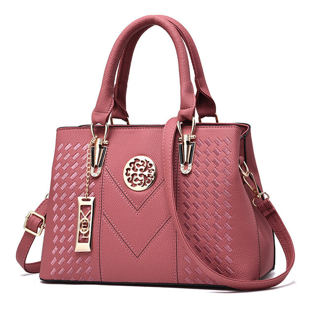 Sac à Main Moderne En Silicone Rose Avec Pochette Intérieure - Occasion Bon état