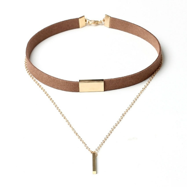 Collier Femme Doré Avec Pendentif Fleur - Ensemble 2 Colliers Ras De Cou - Longueur Réglable - Bijou Tendance Empilable - Cadeau Pour Femme, Mère, Amie