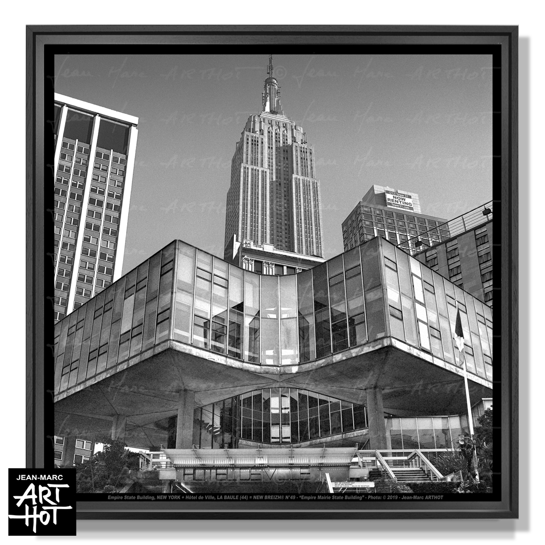 arthot-photo-art-b&amp;w-new-york-bretagne-newbreizh-049-loire-atlantique-44-la-baule-mairie-empire-state-building