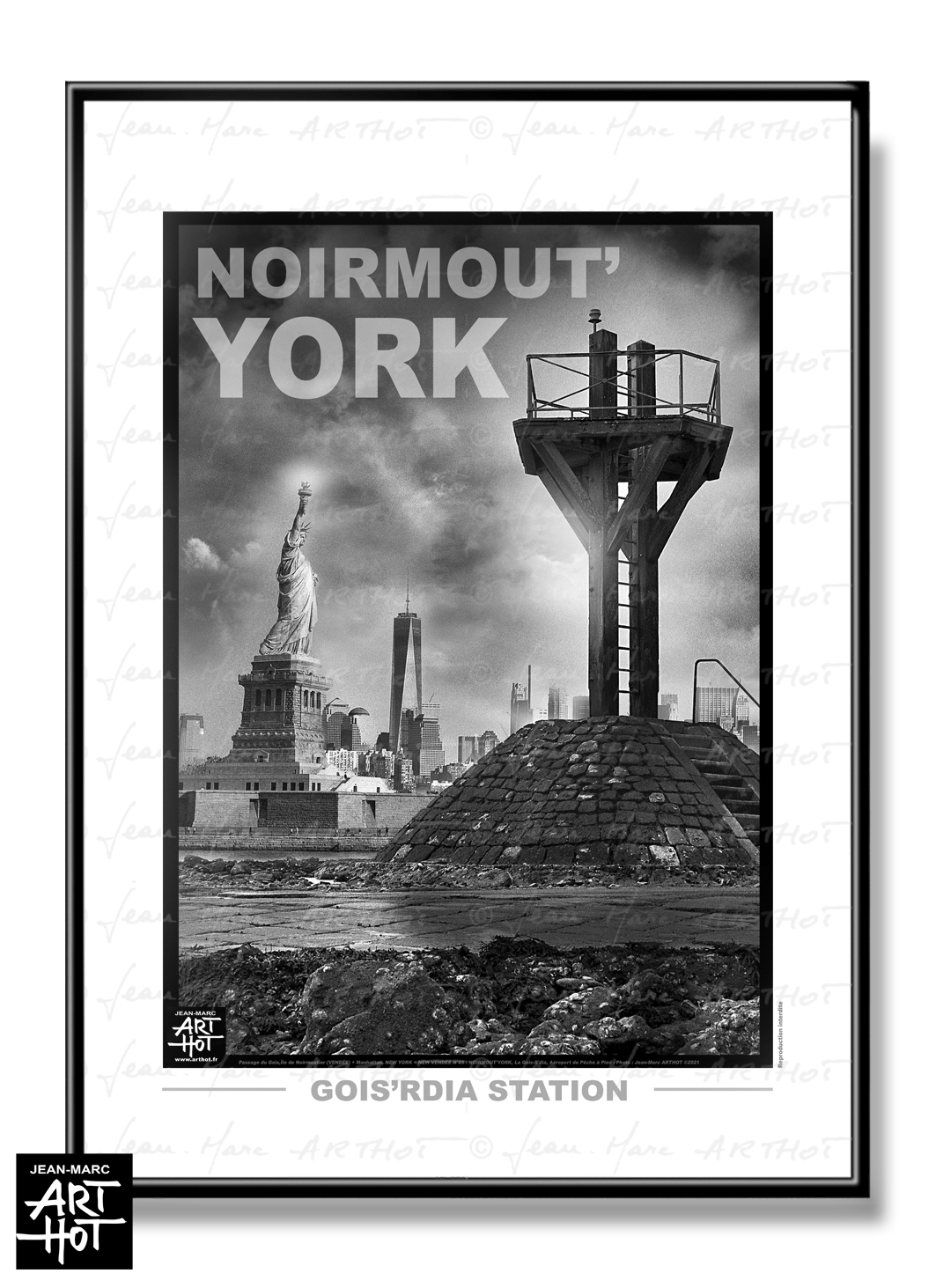 arthot-photo-art-b&amp;w-new-york-vendee-newvendee-005-3-noirmout-york-ile-noirmoutier-passage-gois-buildings-liberty-AFFICHE-VERTIC