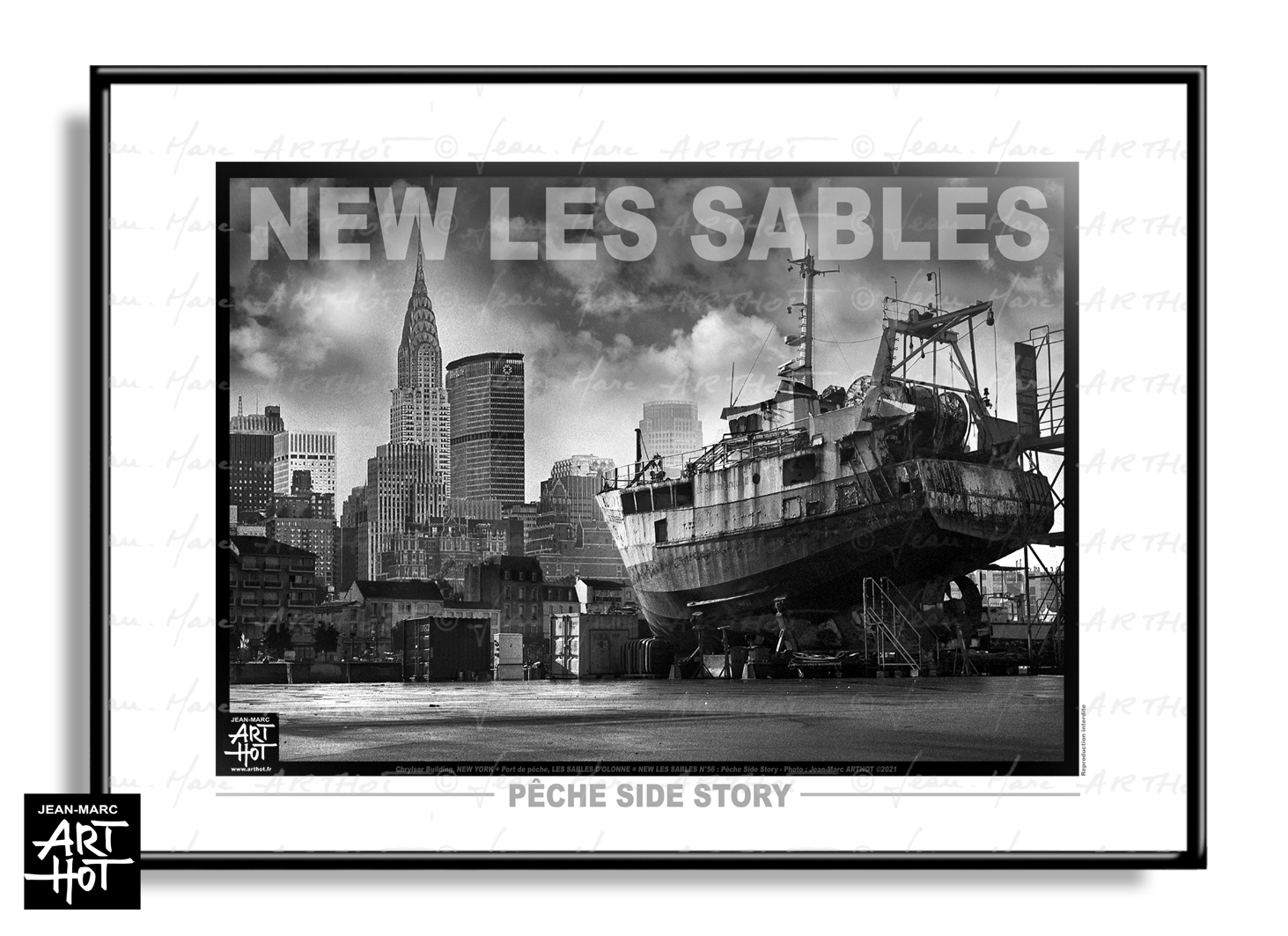 arthot-photo-art-b&amp;w-new-york-vendee-sables-olonne-newlessables-056-bateau-rouille-horiz-AFFICHE-Horiz-blanc