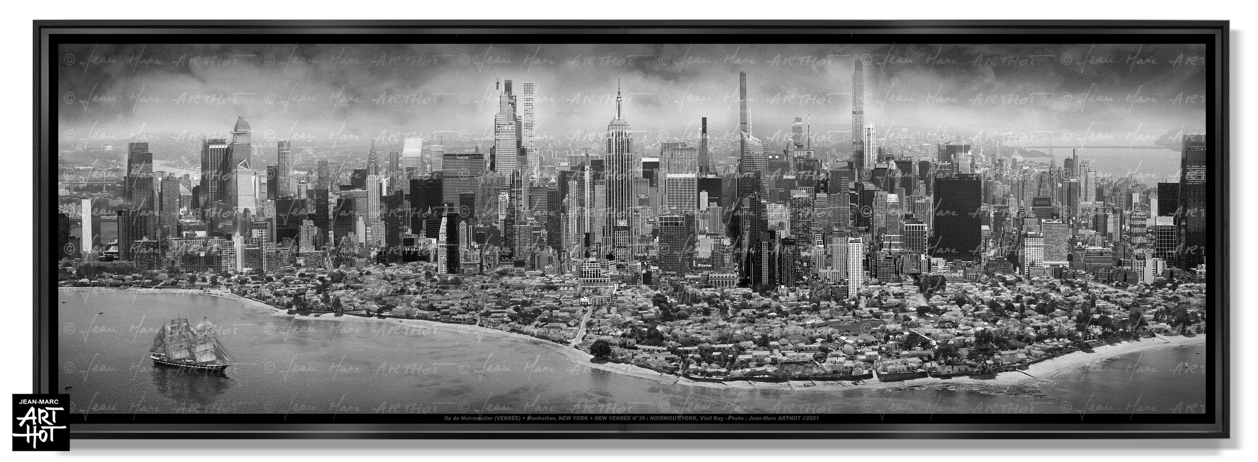 arthot-photo-art-b&amp;w-new-york-vendee-newvendee-039-noimoutier-belem-plage-mardigras-vieil-manhattan-aerien-PANO
