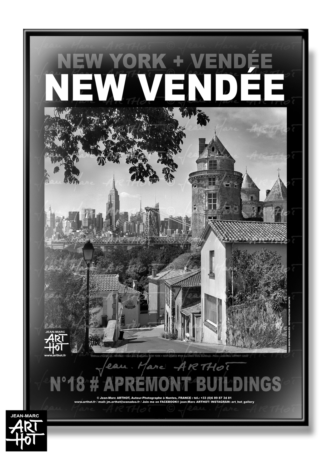 arthot-photo-art-b&amp;w-new-york-vendee-newvendee-018-Apremont-chateau-buildings-empire-state-pont-bridge-williamsburg-AFFICHE