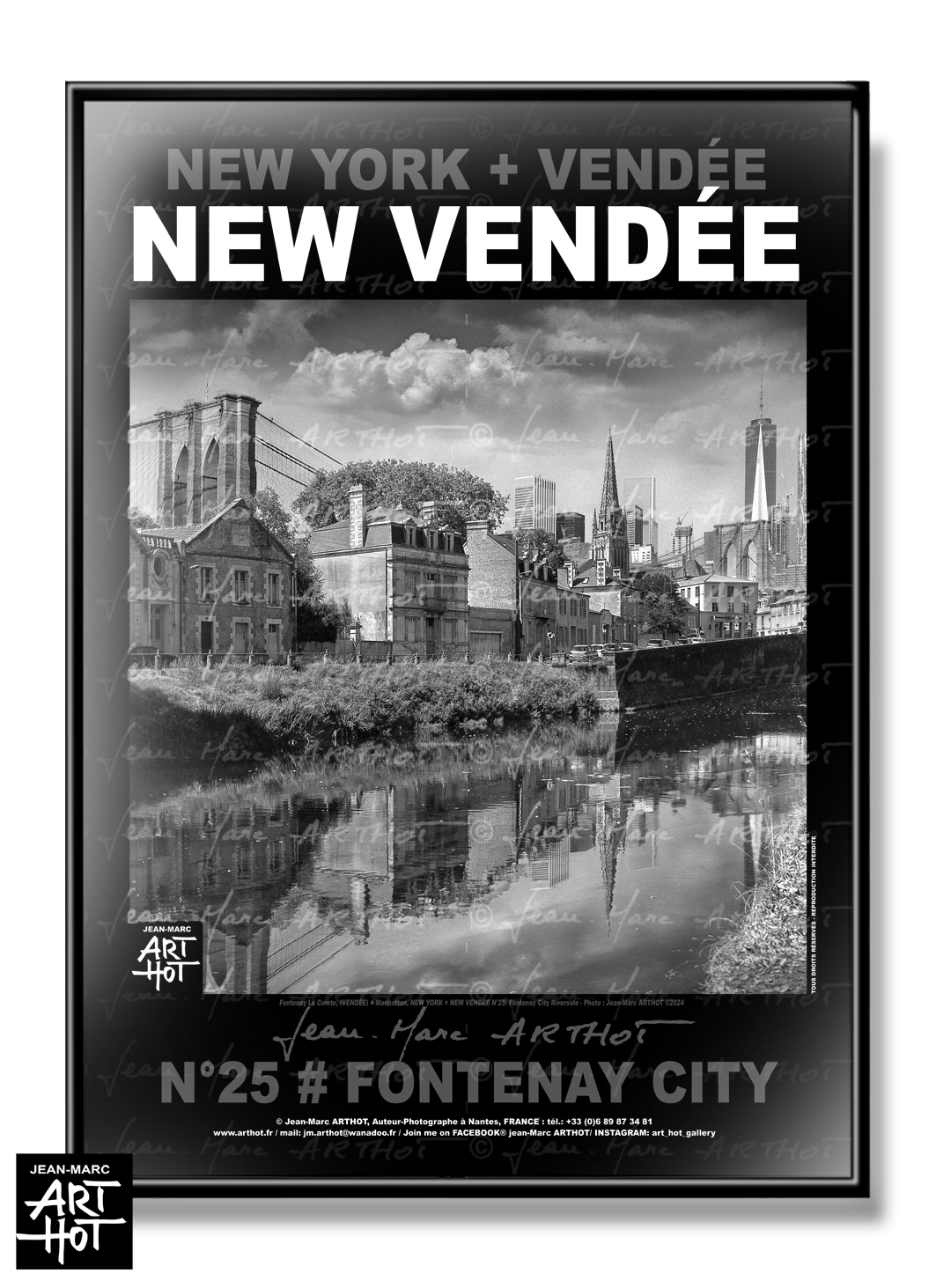 arthot-photo-art-b&amp;w-new-york-vendee-newvendee-026-fontenay-le-comte-riviere-pont-brooklyn-AFFICHE
