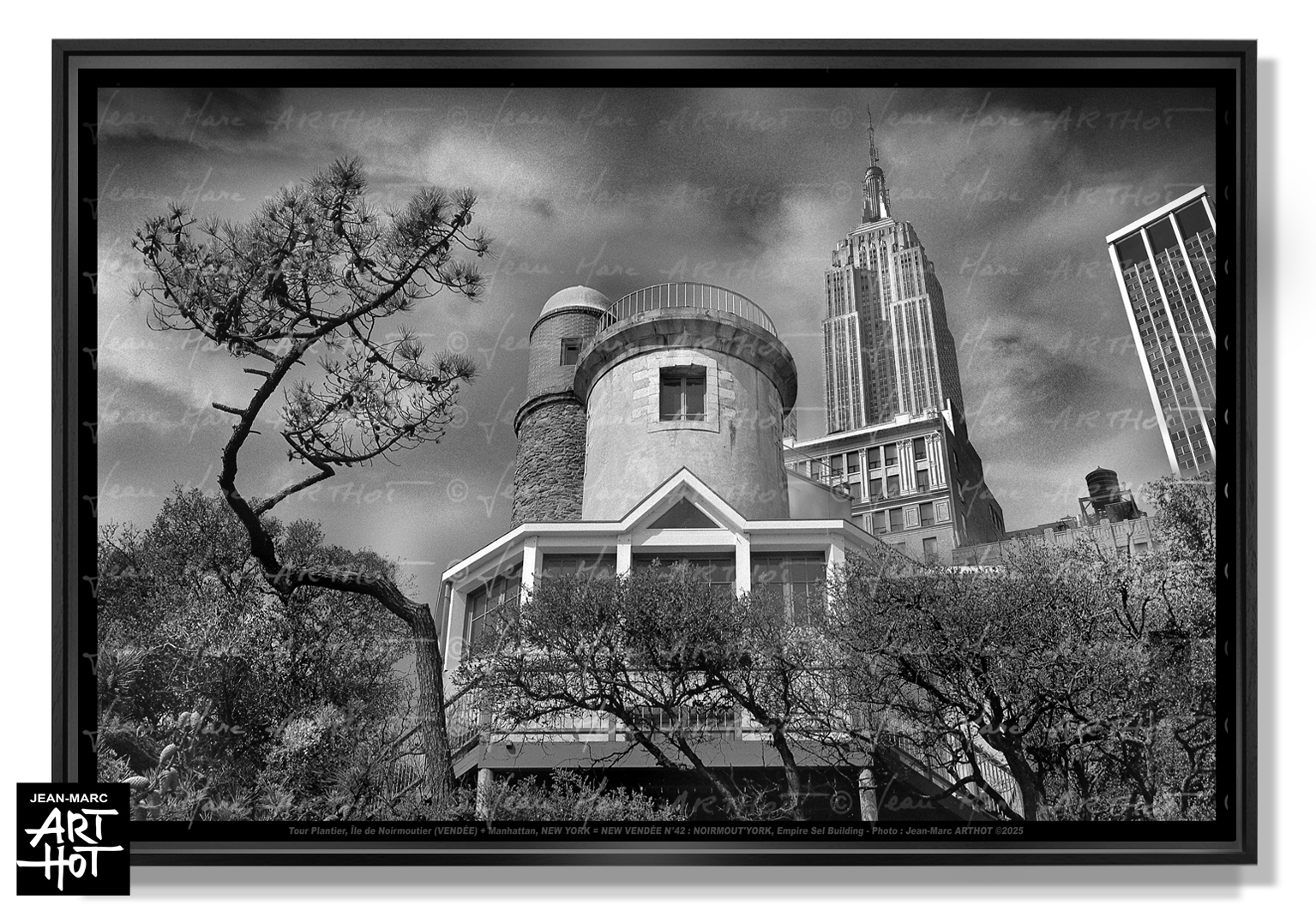 arthot-photo-art-b&amp;w-new-york-vendee-newvendee-042-noimoutier-phare-tour plantier-plage-anse-rouge-plage-empire-state-building-HORIZ