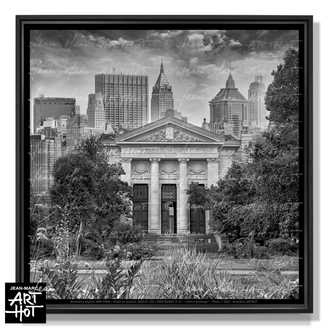 arthot-photo-art-b&amp;w-new-york-maine-et-loire-newmaine-10-cholet-jardin-mail-Buildings-Palais de Justice
