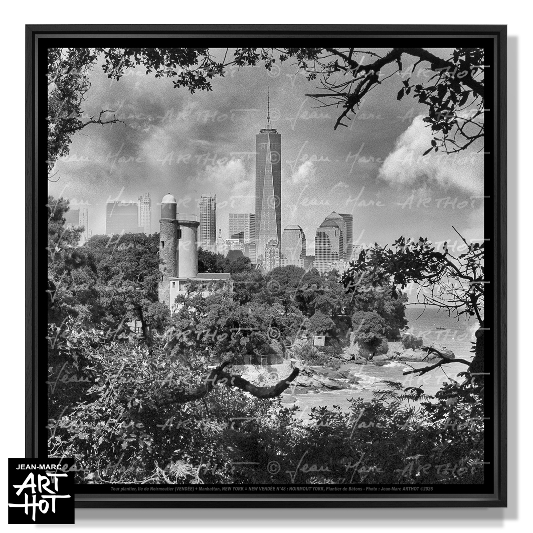 arthot-photo-art-b&amp;w-new-york-vendee-newvendee-48-ile-noirmoutier-anse-rouge-tour-plantier-manhattan-feuillage