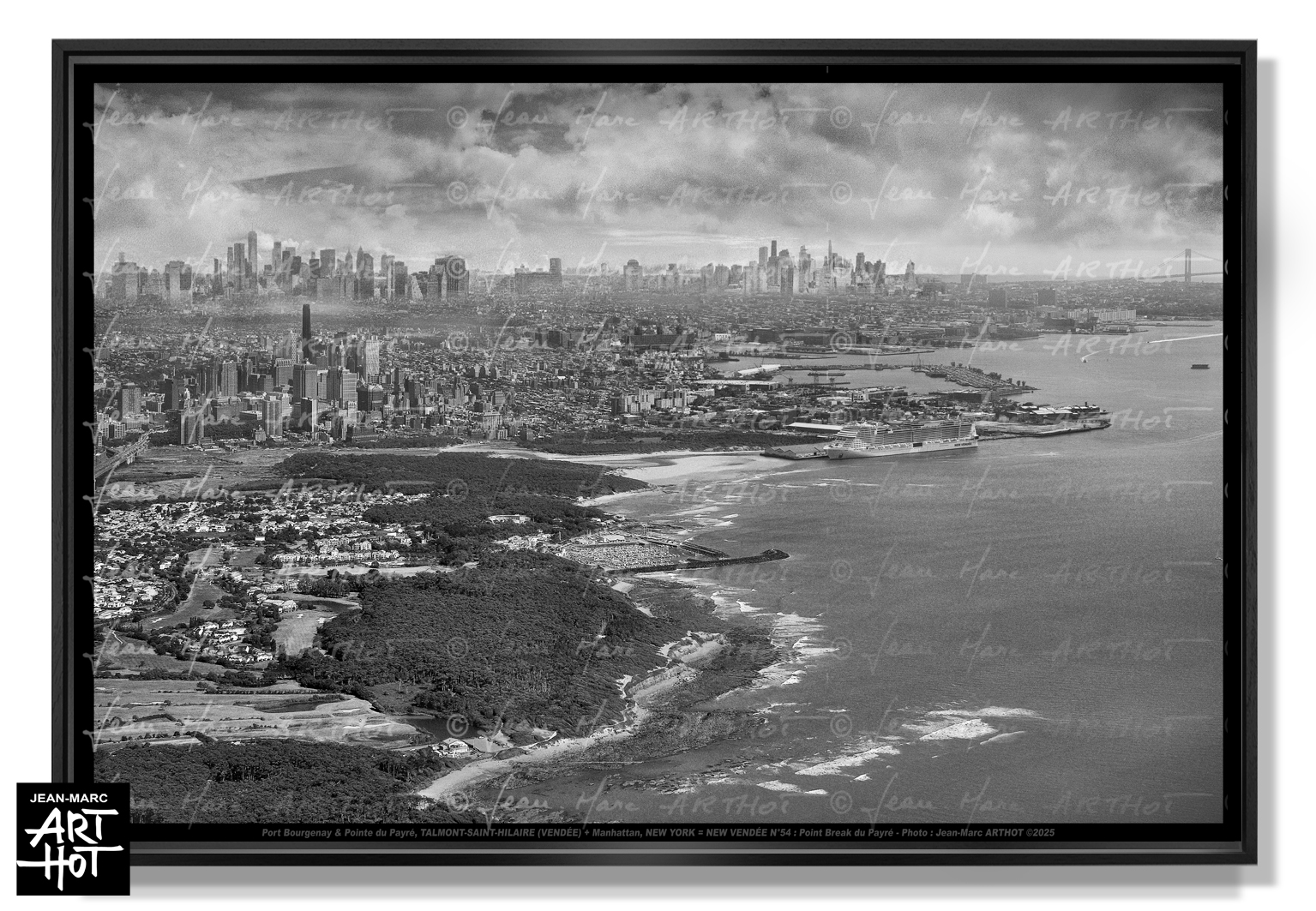 arthot-photo-art-b&amp;w-new-york-vendee-newvendee-54-talmont-saint-hilaire-port-bourgenay-pointe-payré-manahattan-paquebot-HORIZ