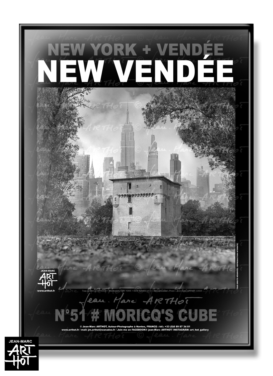 arthot-photo-art-b&amp;w-new-york-vendee-newvendee-51-talmont-angles-Tour-moricq-empire-state-foret-manhattan-AFFICHE
