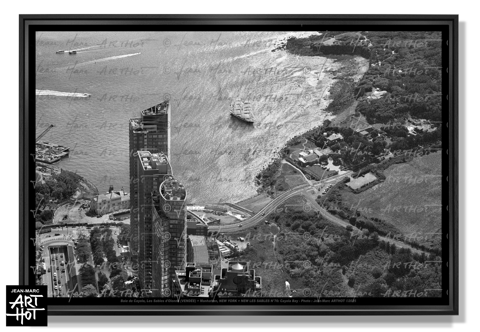 arthot-photo-art-b&amp;w-new-york-vendee-sables-olonne-newlessables-076-BIS-baie-cayola-manhattan-belem-aerien-Horiz