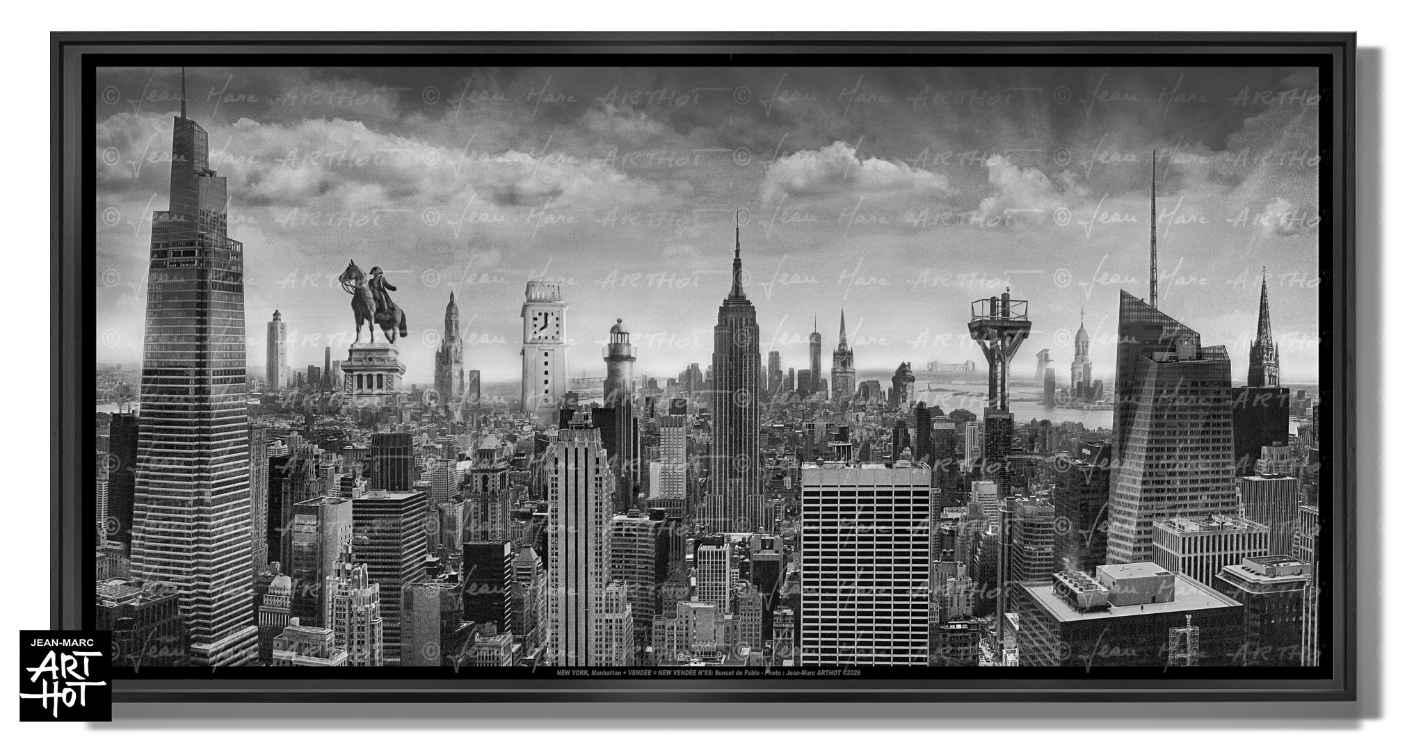 arthot-photo-art-b&amp;w-new-york-vendee-newvendee-085-vendeee-naoleon-buildings-rockfeller-PANO 50x100