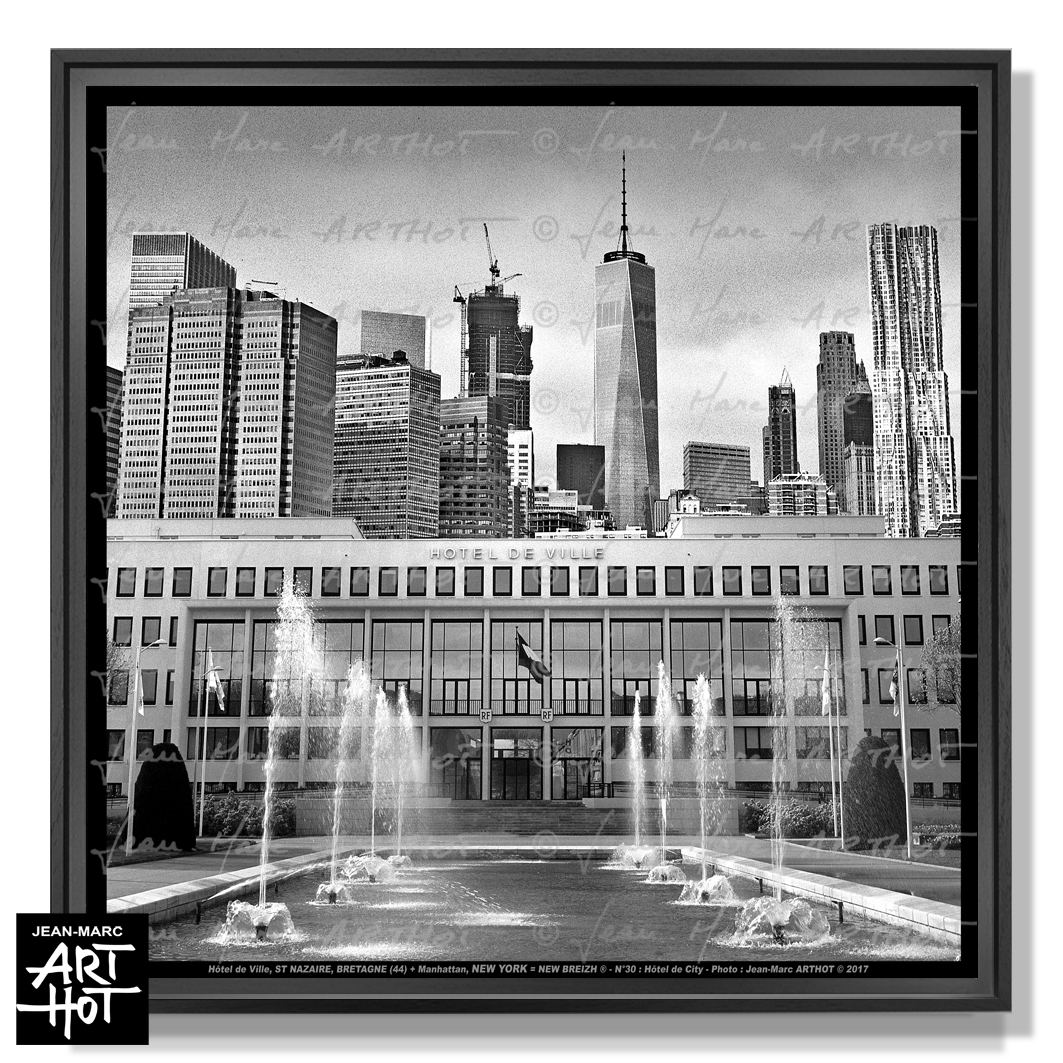 arthot-photo-art-b&amp;w-new-york-bretagne-newbreizh-030-loire-atlantique-44-saint-nazaire-mairie-skyline
