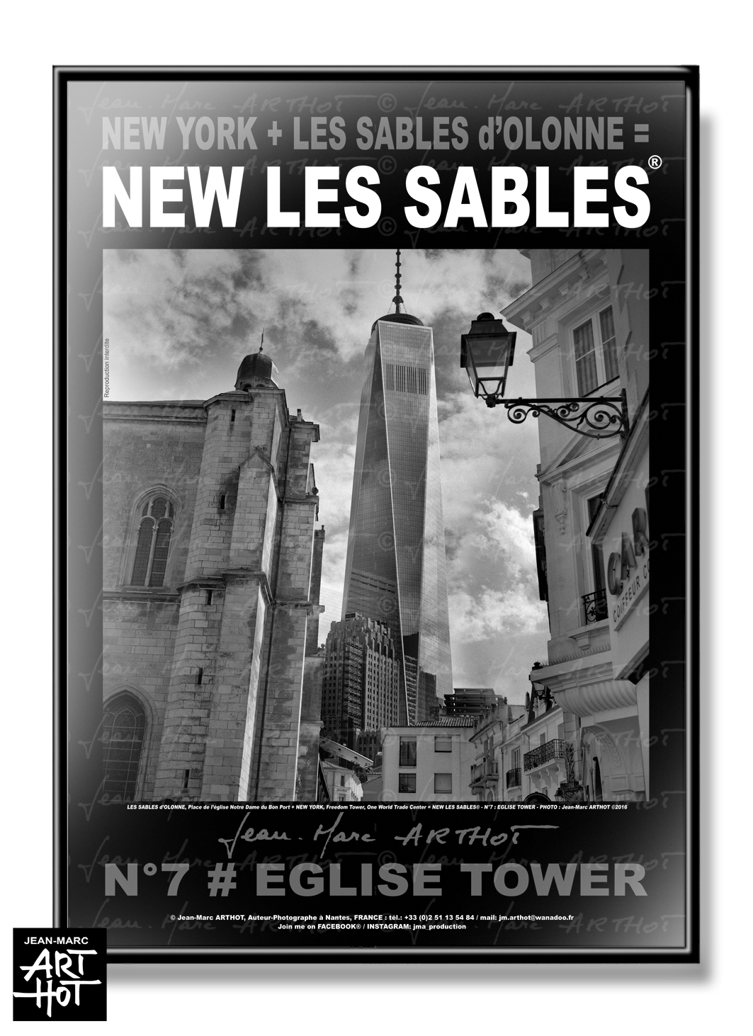 arthot-photo-art-b&amp;w-new-york-vendee-sables-olonne-newlessables-007-eglise-AFFICHE