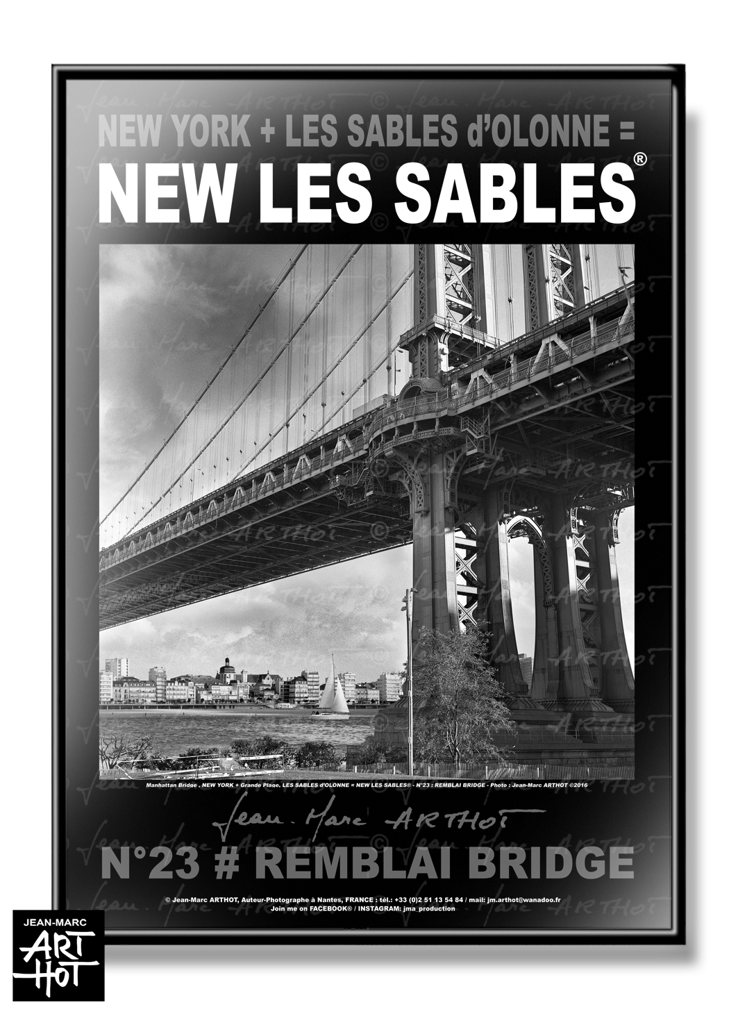 arthot-photo-art-b&w-new-york-vendee-sables-olonne-newlessables-023-pont-plage-AFFICHE