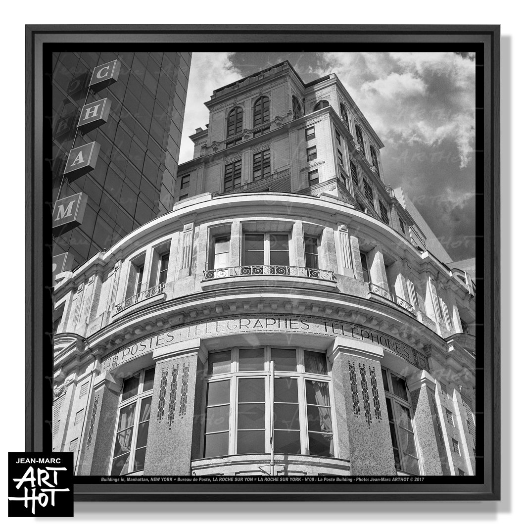 arthot-photo-art-b&amp;w-new-york-vendee-la-roche-sur-yon-008-mairie-la-poste-buildings-