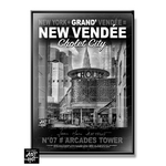 arthot-photo-art-b&w-new-york-maine-et-loire-vendee-grande-vendee-07-cholet-arcades-rouge-crysler-Buildings-AFFICHE-GD