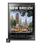 arthot-photo-art-b&w-new-york-bretagne-newbreizh-085-loire-atlantique-44-nantes-cours-50-otages-school-bus-yellow-jaunes-tours-bretagne-manhattan-buildings-COULEUR-AFFICHE