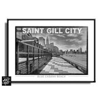 arthot-photo-art-b&w-new-york-vendee-newvendee-060-saint-gilles-croix-de-vie-cabanes-bleues-plage-AFF-ST GILL-1-HORIZ