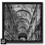 arthot-photo-art-b&w-new-york-bretagne-newbreizh-088-loire-atlantique-44-nantes-passage-pommeraye-entrée-nord-statue-liberté-NB