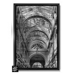arthot-photo-art-b&w-new-york-bretagne-newbreizh-088-loire-atlantique-44-nantes-passage-pommeraye-entrée-nord-statue-liberté-VERTIC-NB