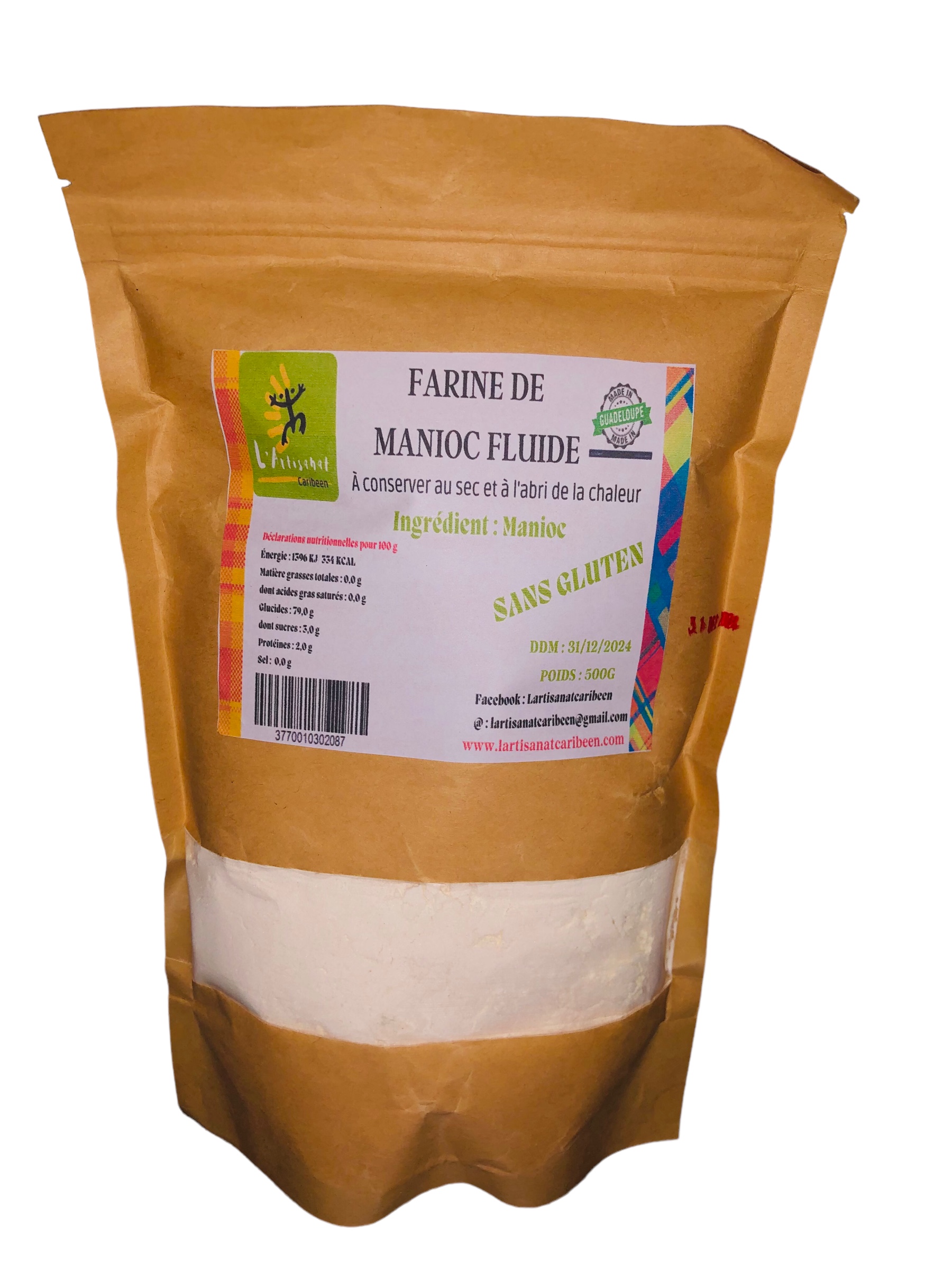 Farine de manioc fluide - EPICERIE CARAIBE/FARINES - L'ARTISANAT
