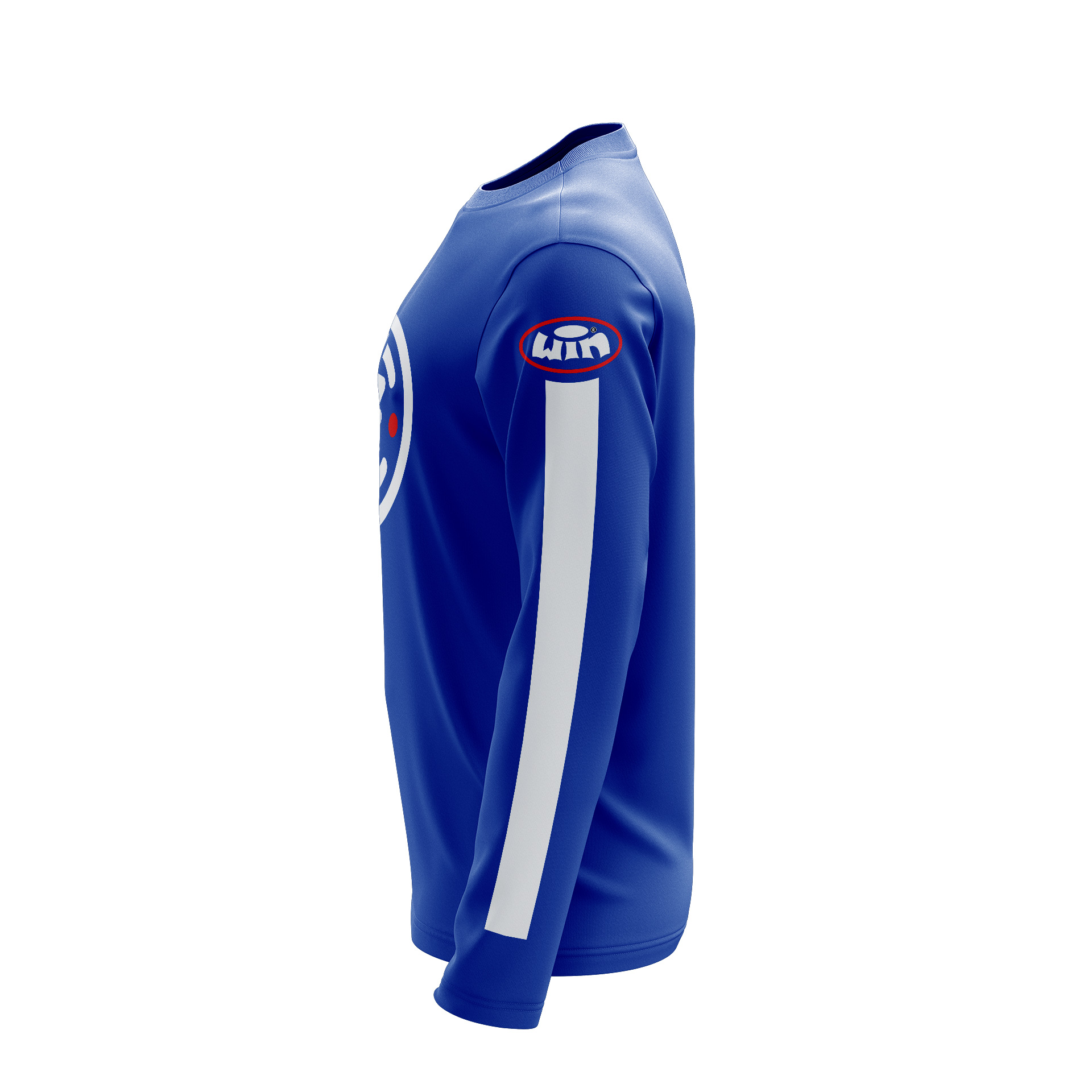 Maillot G CZ Royal - Blanc Profil