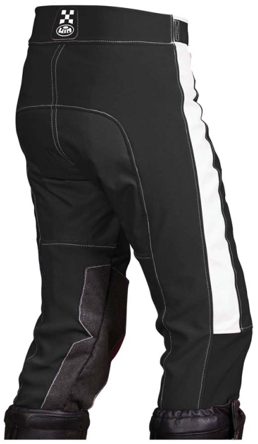 Pant Motocross Vintage Cordura BKWHBK Dos