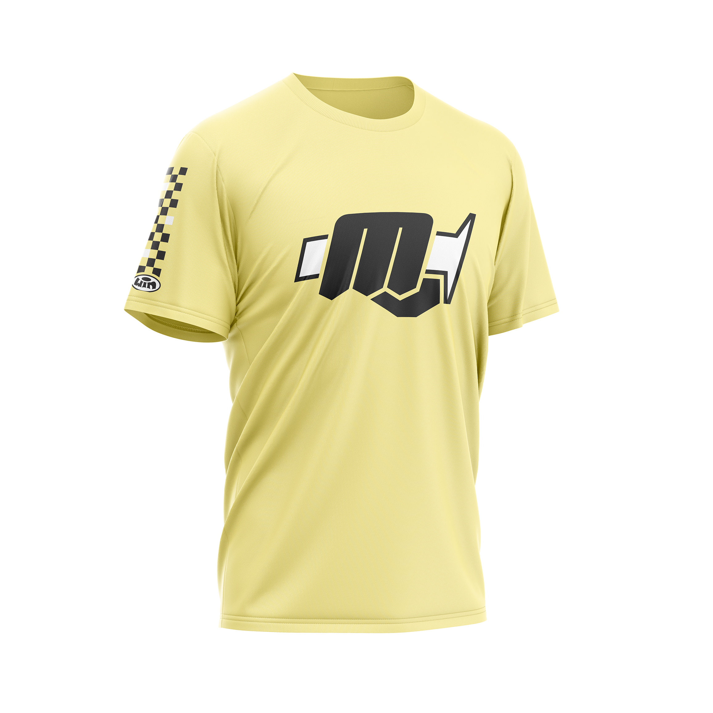 TShirt MXM Daffodil Noir Blanc 3 Quarts