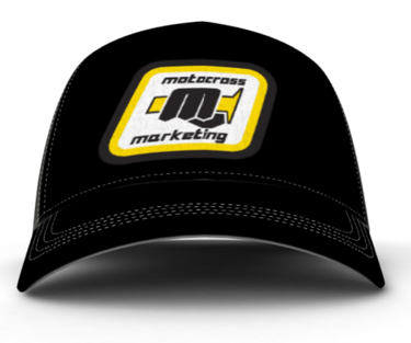 Casquette Classic Noir Jaune Face