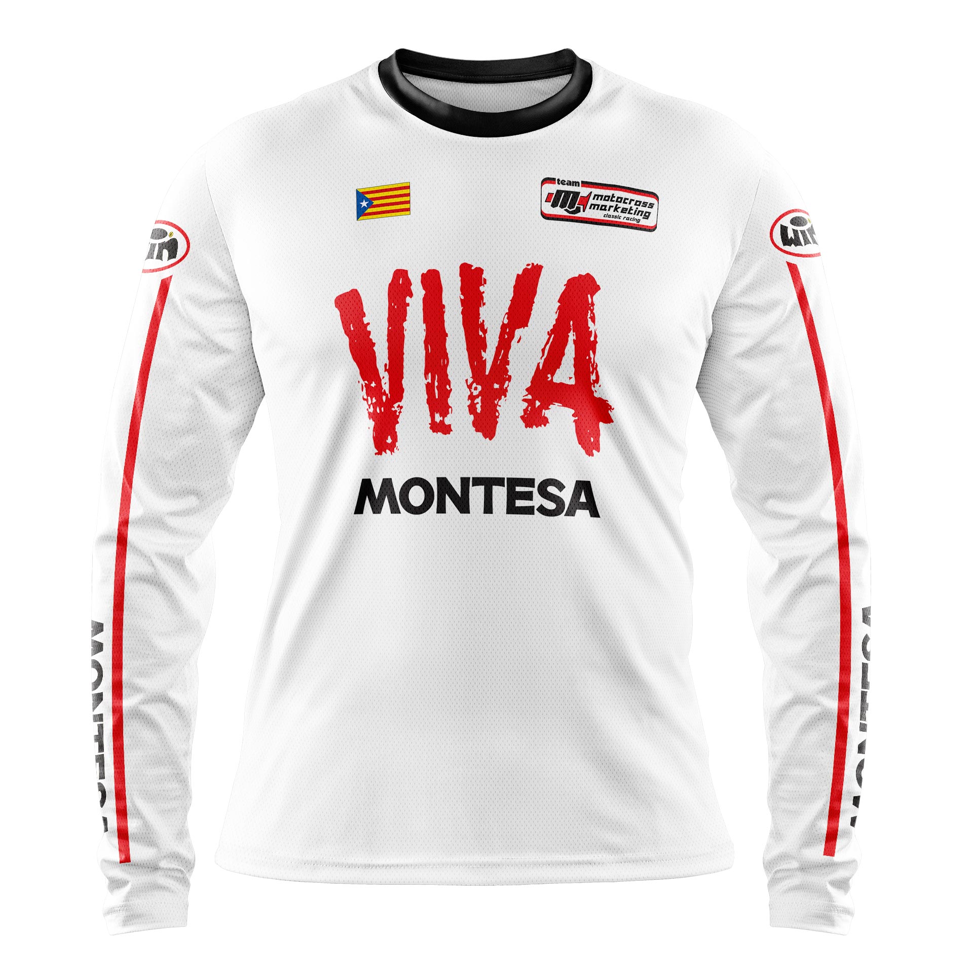 Maillot MONTESA Aéré Blanc Hi Face