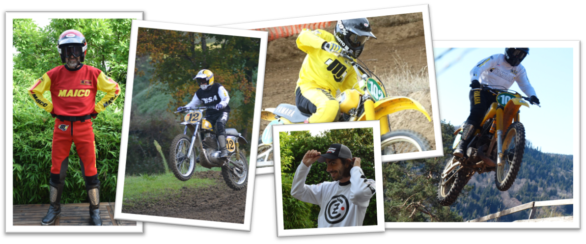 motocross vintage maillot pantalon moto cross trial enduro classic mx jersey pants bike moto equipement gear motocross marketing Gilles PICARD