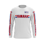 Maillot Trial YAMAHA Blanc BBR Face