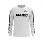 Maillot G MAICO Blanc Noir Face