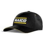 Casquette Coton MAICO Noir Jaune