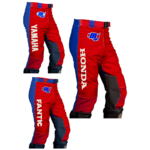 Pant Motocross Vintage Cordura RDRDBR Face marqué