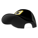 Casquette Classic Noir Jaune Dessous