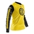 Maillot CZ Aéré Jaune Manches Noires Profil