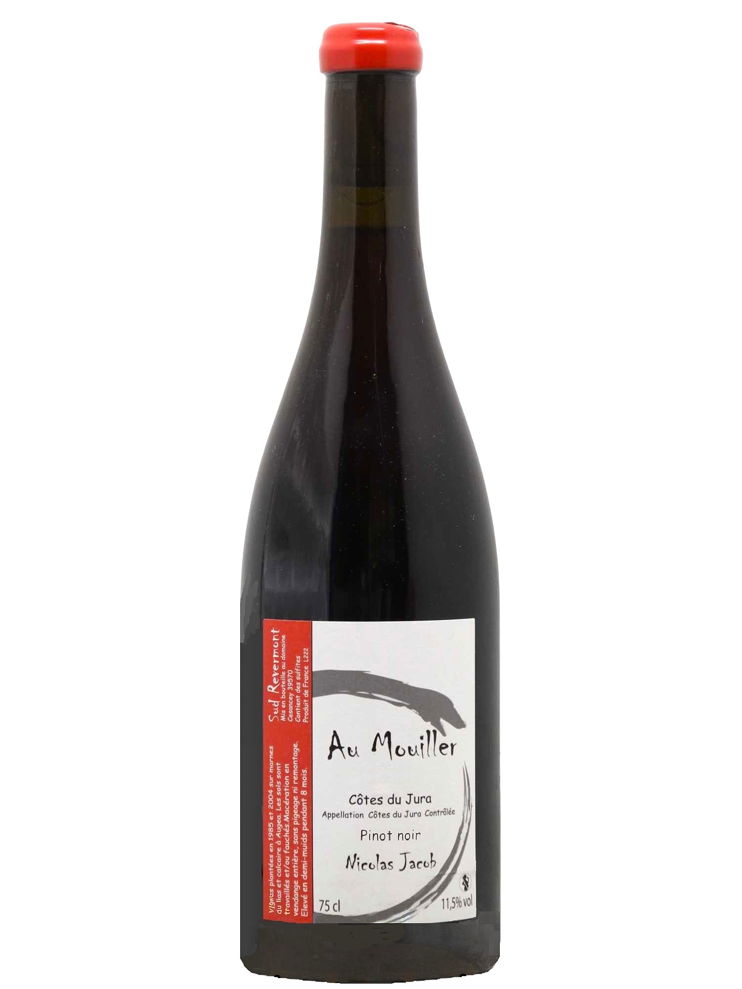 N Jacob Rouge CDJ Au moullier Pinot Noir