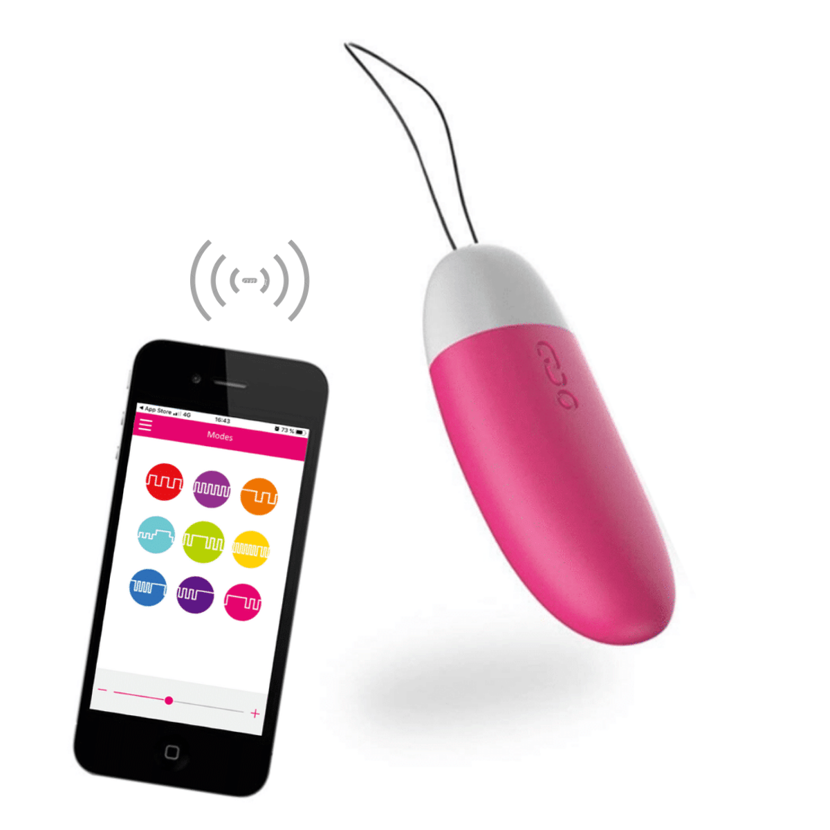 Le Mini Oeuf vaginal vibrant contrôlé par smartphon photo