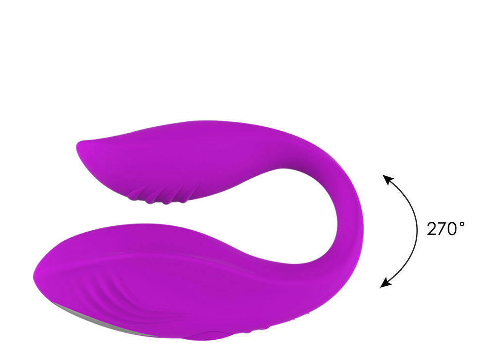 ela sextoy U double stimulateur vaginal clitoridien couple télécommande controle à distance captain vice boutique (1)