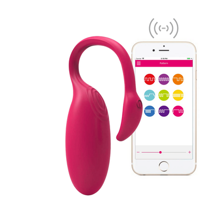 Le Flamingo | Double stimulateur vaginal et clitoridien contrôlé par smartphone