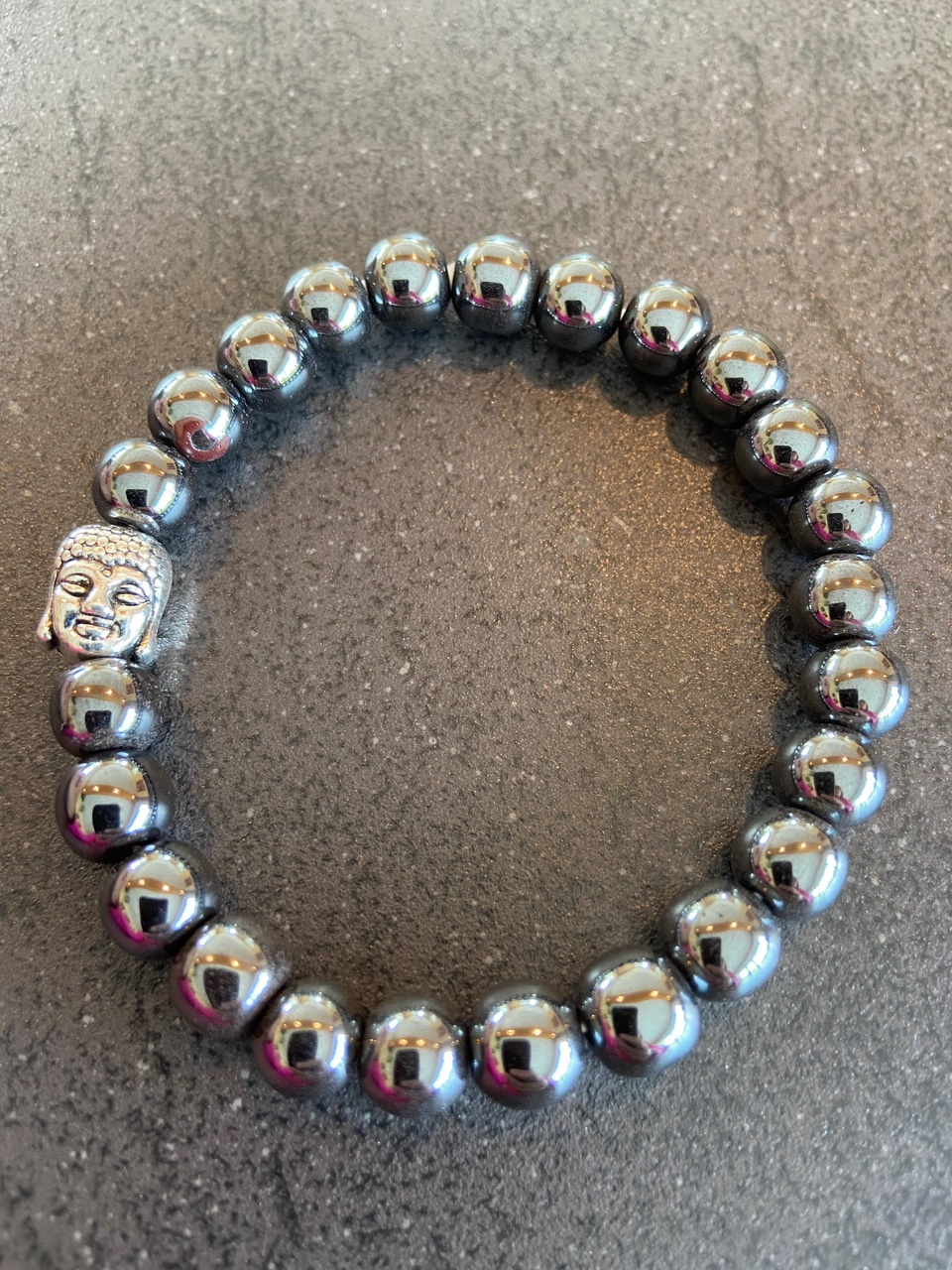 bracelet hématite bouddha
