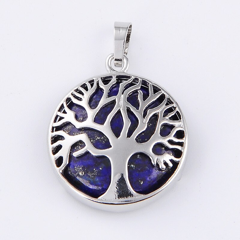 pendentif arbre de vie lapis lazul