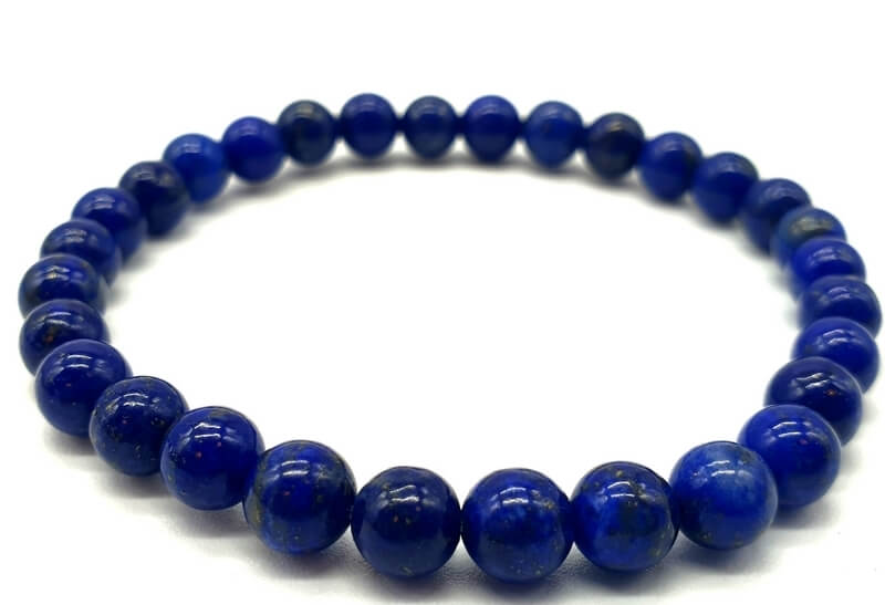 bracelet lapis lazuli 6 mm