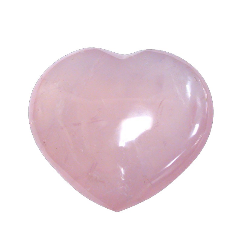 coeur quartz rose