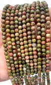 perle unakite 4mm