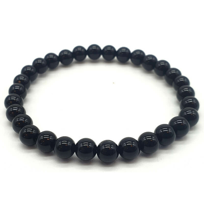 Bracelet tourmaline 6 mm