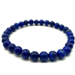 bracelet lapis lazuli 6 mm